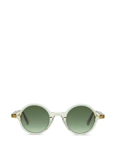 Gigi Studios Greta Round-frame Sunglasses In Silver