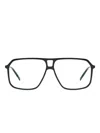 Gigi Studios Isel Geometric-frame Glasses In Black
