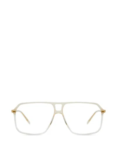 Gigi Studios Isel Pilot-frame Glasses In White