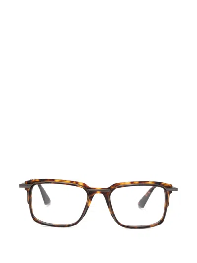 Gigi Studios Jeremy Square-frames Glasses In Brown
