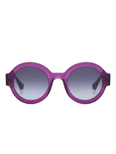 Gigi Studios Laura 6454/11 Round-frame Sunglasses