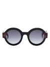 Gigi Studios Laura Sunglasses In Black
