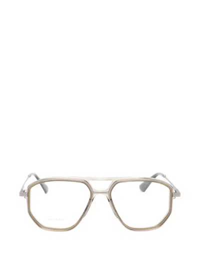 Gigi Studios Leo Geometric-frames Glasses In Gray