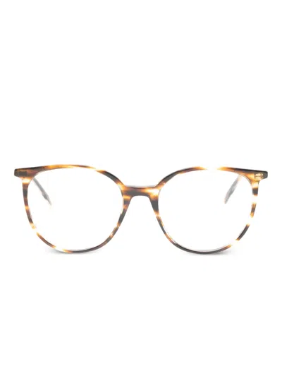Gigi Studios Liam Round-frame Glasses In Brown