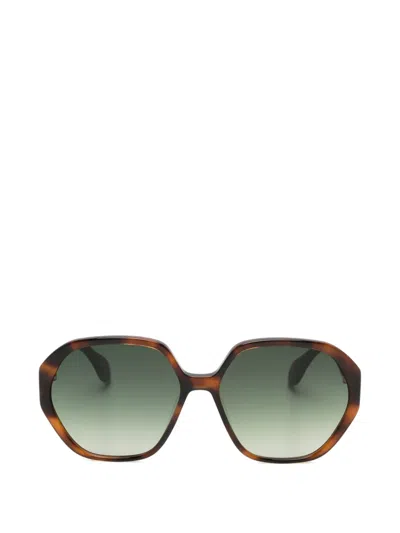 Gigi Studios Lorien Geometric-frame Sunglasses In Brown