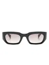 Gigi Studios Natalie Rectangle-frame Sunglasses In Schwarz