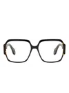 Gigi Studios Neira Square-frame Glasses In Black