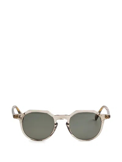 Gigi Studios Nora Round Frame Sunglasses In Orange