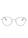 Gigi Studios Osaka Round-frame Glasses In Silver
