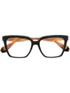 Gigi Studios Cat-eye-brille Im Oversized-look In Black