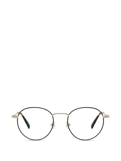 Gigi Studios Quartz Round Glasses In Black