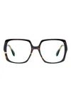 Gigi Studios Ria Square-frame Glasses In Brown