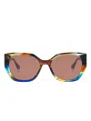 Gigi Studios Round-frame Sunglasses In Multi