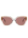 Gigi Studios Round-frame Sunglasses In Neutral