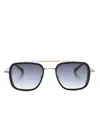 Gigi Studios Sifnos Pilot-frame Sunglasses In Black
