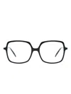 Gigi Studios Sylvia Square-frame Glasses In Black