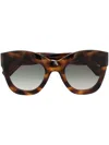 Gigi Studios Tortoiseshell Effect-frame Sunglasses In Brown