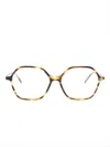 Gigi Studios Aurelie Oversize-frame Glasses In Brown