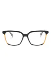 Gigi Studios Wayfarer-frame Glasses In Black