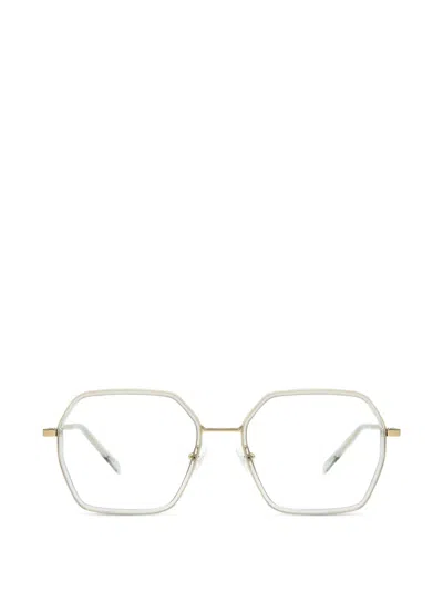 Gigi Studios Yune Geometric Glasses In White