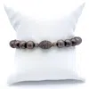 Gigi Women's Bead Bracelet In Rhoduim/copper/gold/diamond In Black