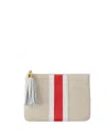 Gigi Women's Westley Wristlet In Red Stripe In Red