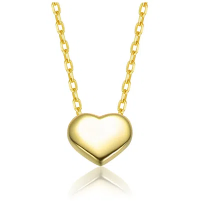 Gigigirl 14k Gold Plated Heart Pendant Necklace For Kids