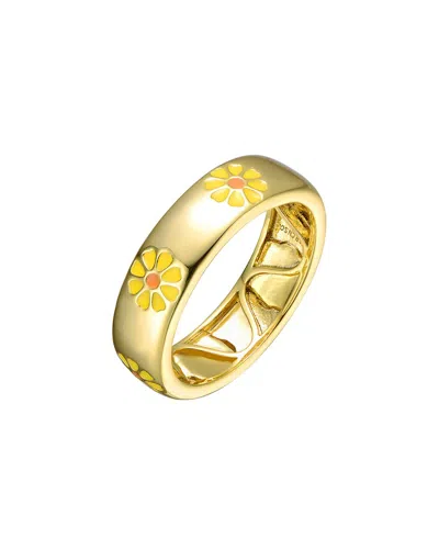 Gigigirl 14k Plated Cz Ring In Multi