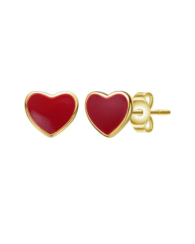 Gigigirl 14k Plated Cz Studs In Gold