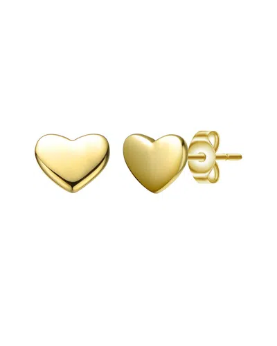 Gigigirl 14k Plated Cz Studs In Gold