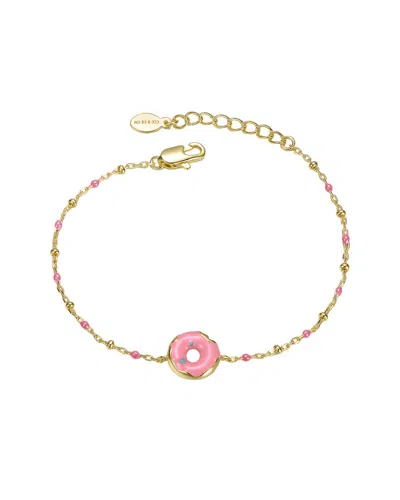 Gigigirl 14k-plated Donut Charm Bracelet In Multi