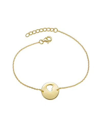 Gigigirl Kids'  14k-plated Heart Design Bracelet In Multi