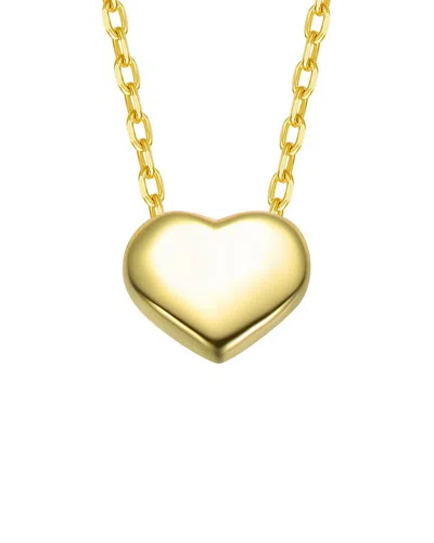 Gigigirl 14k-plated Heart Pendant Necklace In Gold
