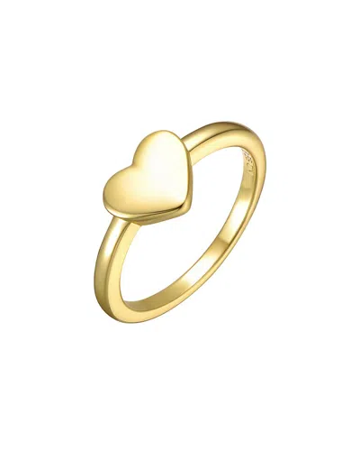 Gigigirl 14k-plated Heart-shaped Ring In Gold