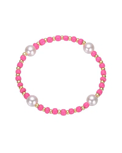 Gigigirl Kids 14k-plated Colored Beads Bracelet In Multi