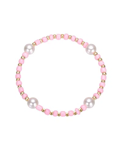 Gigigirl Kids 14k-plated Colored Beads Bracelet In Multi