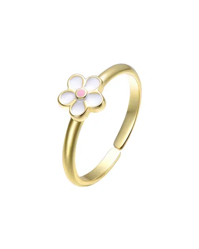 Gigigirl Kids 14k-plated Sterling Silver Flower Ring In Multi