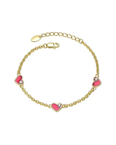 Gigigirl Kids/teens 14k-plated Heart Bracelet In Multi