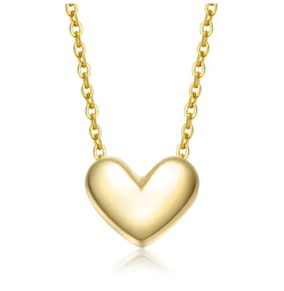 Gigigirl Minimalist Heart Pendant Necklace For Kids In Gold