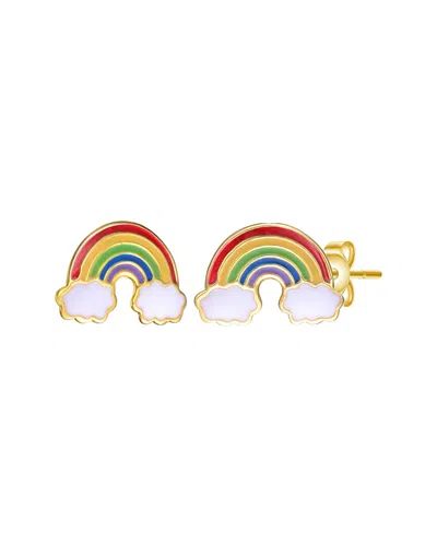 Gigigirl Silver Cz Studs In Multi