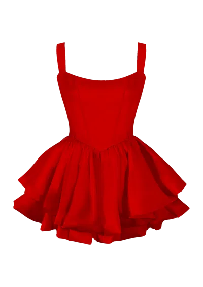 Gigii's Este Dress In Red