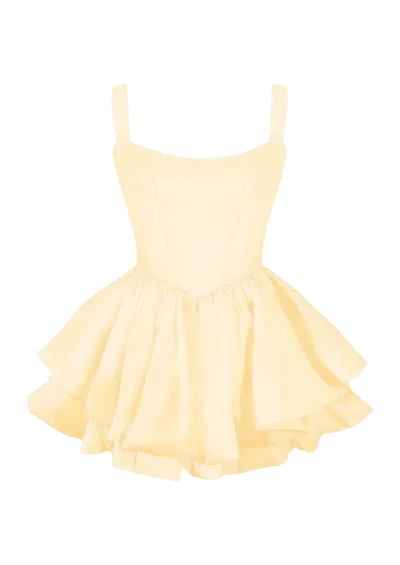 Gigii's Este Dress In Yellow
