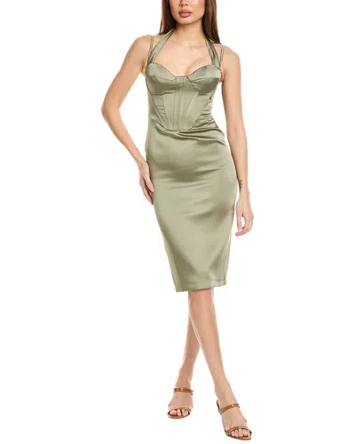 Gigii's Gigiis Isabell Slim Fit Dress In Green