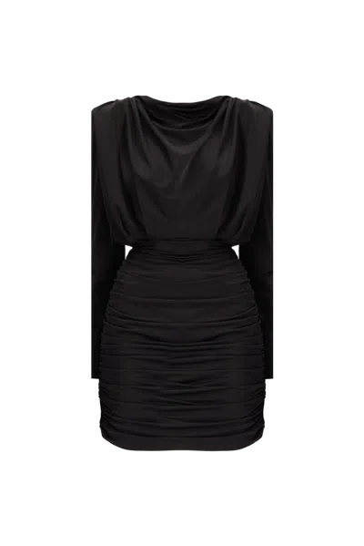 Gigii's Kylie Stretched Dress In Black