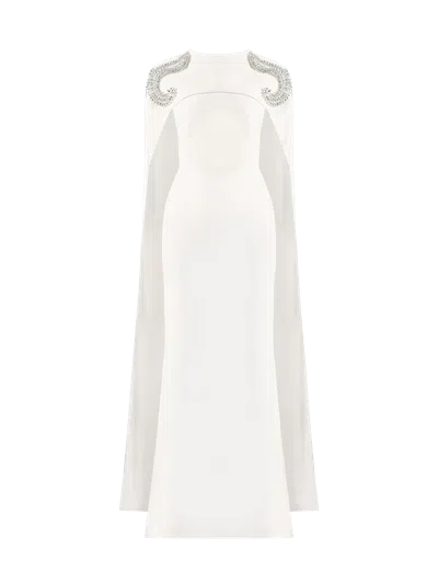 Gigii's Leatrice Dress In White Smoke