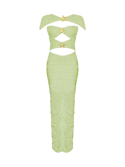 Gigii's Women's Madison Wind Dress Matcha Green