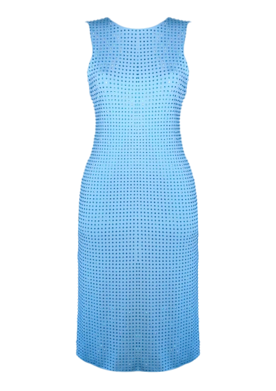 Gigii's Noa Mini Dress In Blue