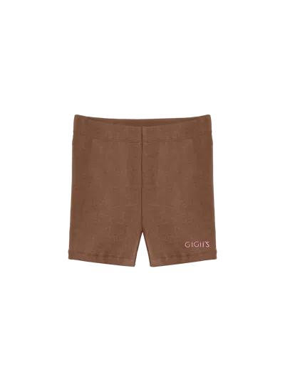 Gigii's Soho Biker Short In Brown