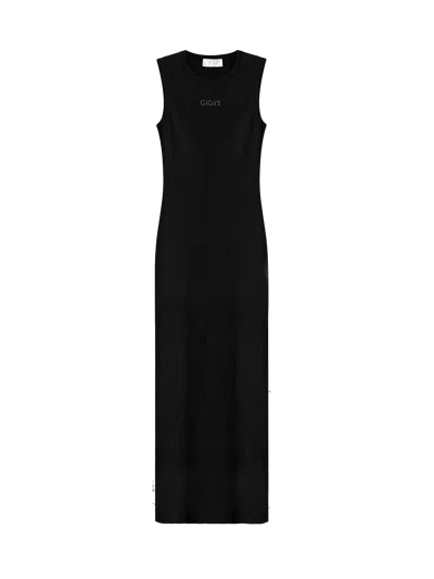 Gigii's Soho Midi Dress In Black