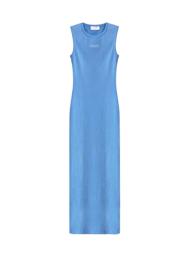 Gigii's Soho Midi Dress In Blue